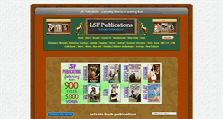 Desktop Screenshot of lsfpublications.com